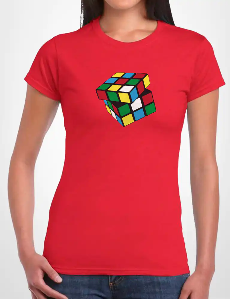 Camiseta Chica Cubo Rubik