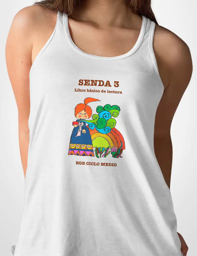 Camiseta Tirantes Libro Senda 3 EGB
