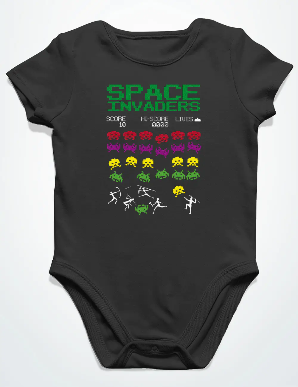 Body Bebé Space Invaders Prehistoria