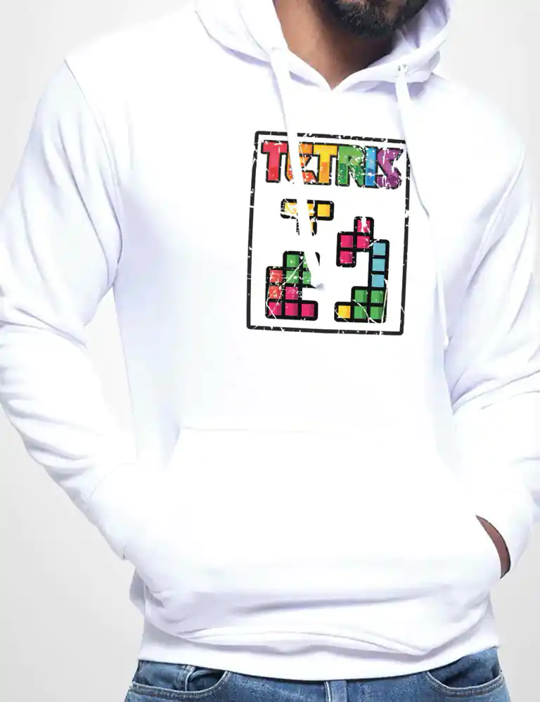 Sudadera Capucha Tetris