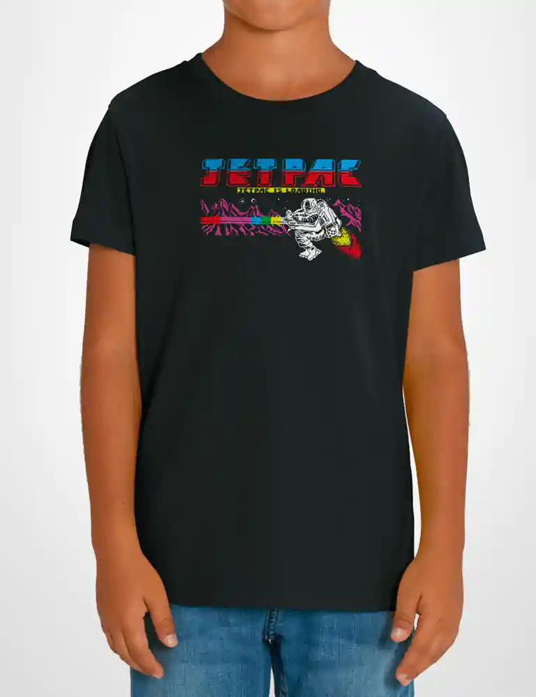 345 JETPAC CAMISETA NINO NEGRO B