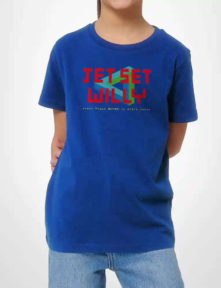 350 JETSET WILLY CAMISETA NINO AZULON B