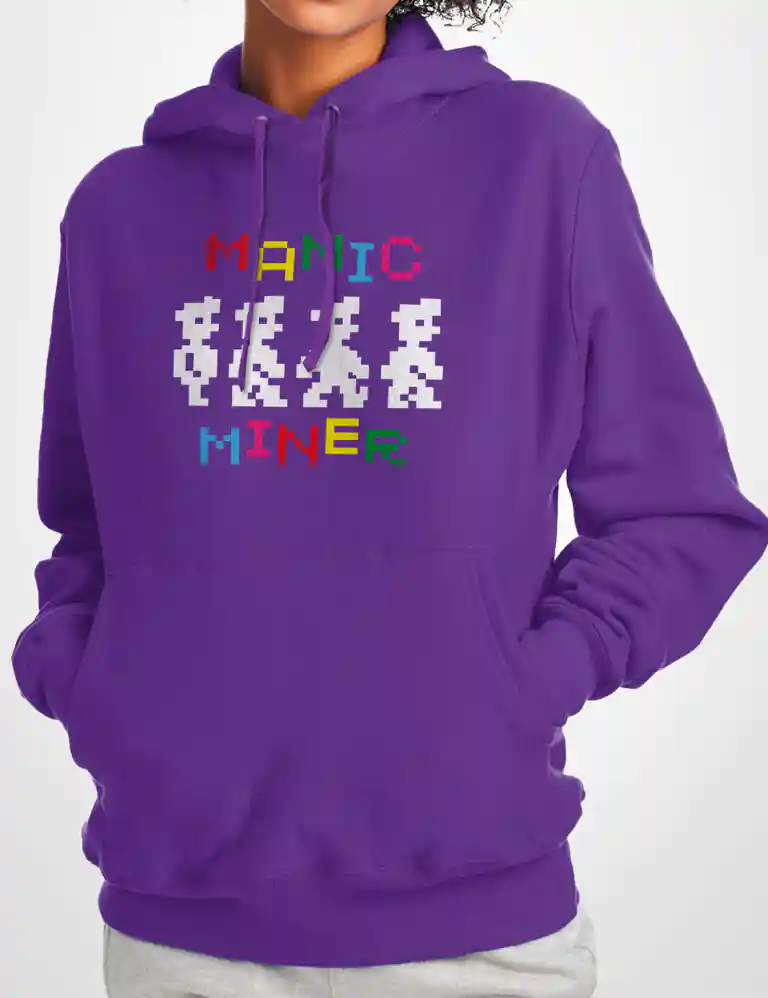 351 MANIC SUDADERA CAPUCHA MORADO A