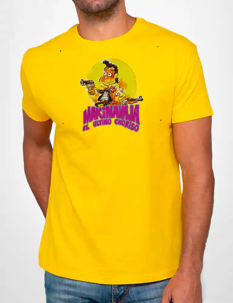 395 MAKI NAVAJA CAMISETA UNISEX AMARILLO A