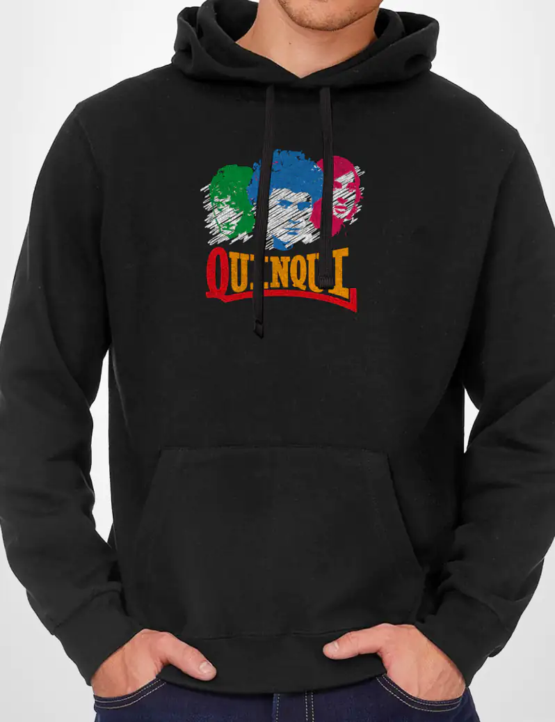 431 QUINQUI SUDADERA CAPUCHA NEGRO A