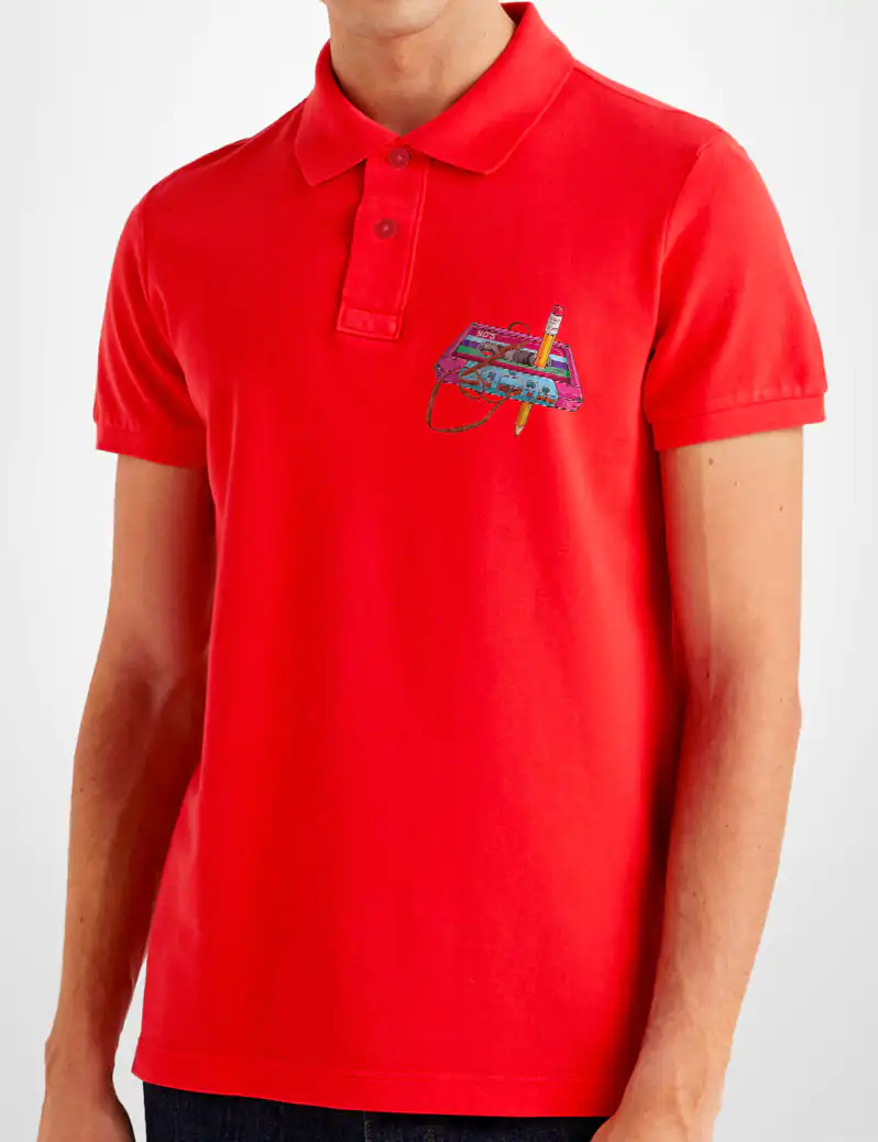 445 CINTA LAPIZ POLO ROJO B