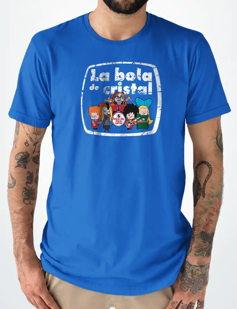 455 LA BOLA DE CRISTAL CAMISETA UNISEX AZULON A