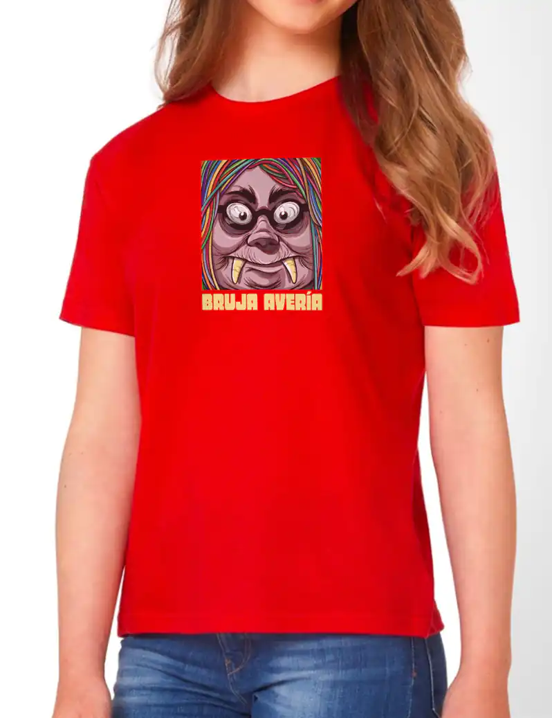 462 BRUJA AVERIA 2 CAMISETA NINO ROJO B
