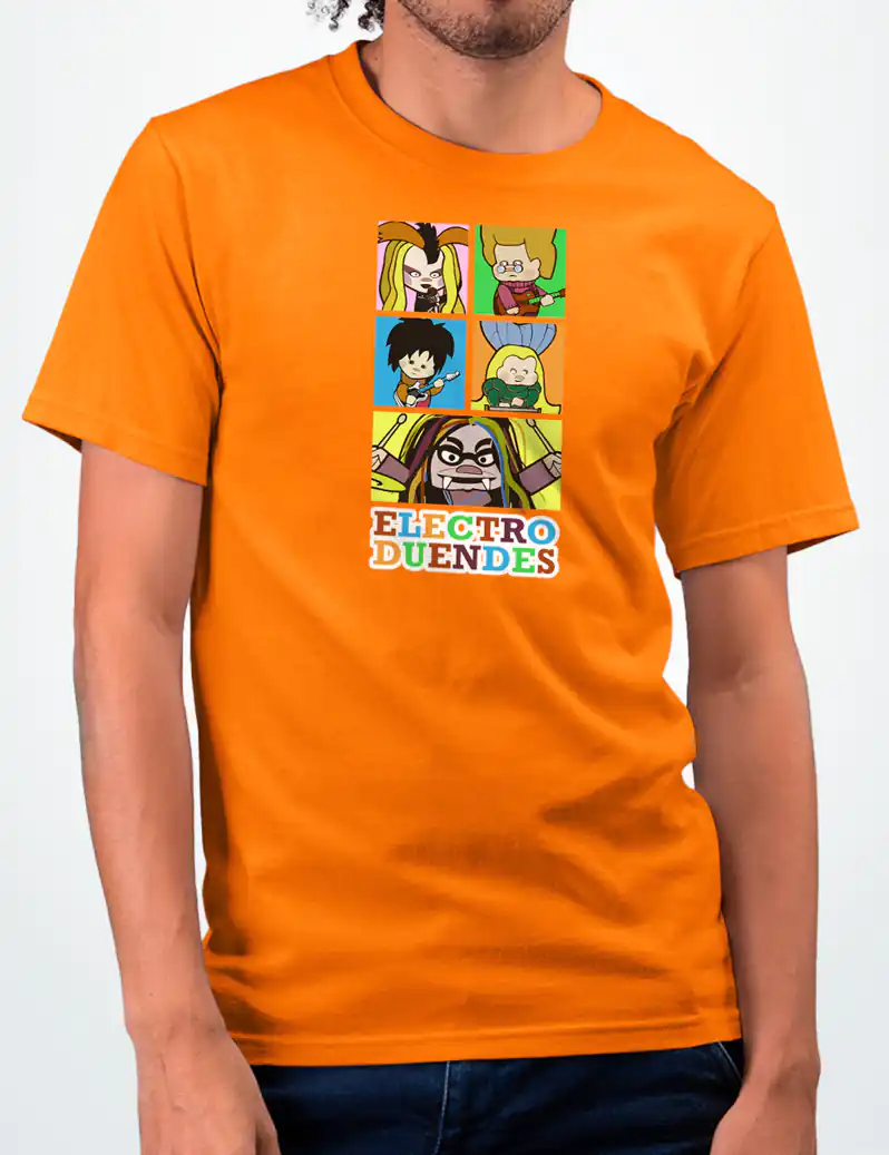 464 ELECTRODUENDES CAMISETA UNISEX NARANJA A