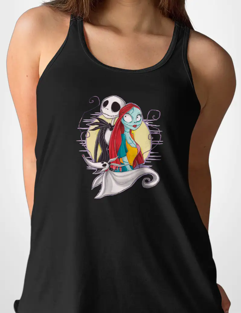 473 PESADILLA ANTES DE NAVIDAD 1 CAMISETA TIRANTES NEGRO A
