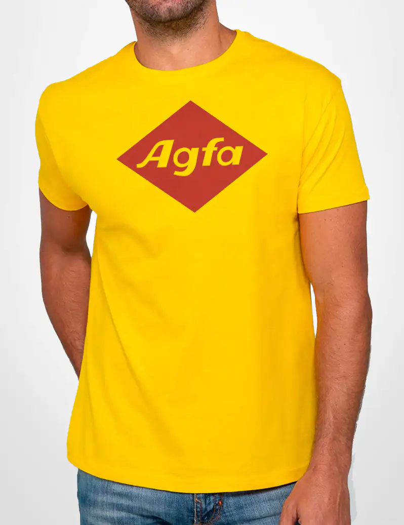 486 AGFA CAMISETA UNISEX AMARILLO A