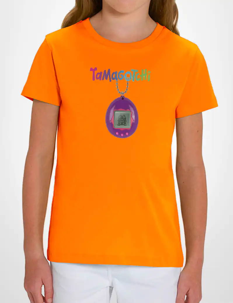 491 TAMAGOTCHI CAMISETA NINO NARANJA B