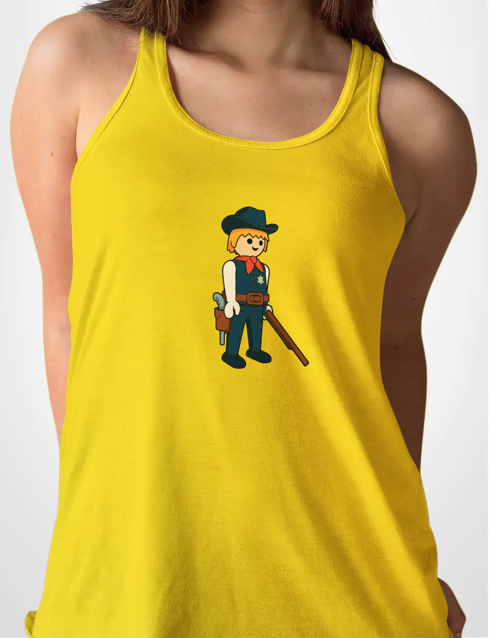 492 PLAYMOBIL CAMISETA TIRANTES AMARILLO A
