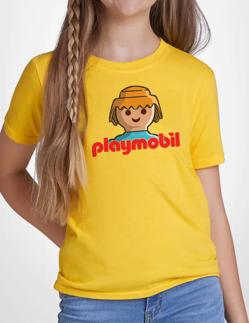 493 PLAYMOBIL 2 CAMISETA NINO AMARILLO B