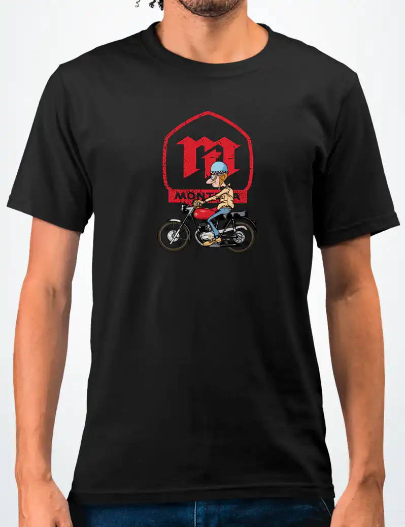 502 MONTESA CAMISETA UNISEX NEGRO A