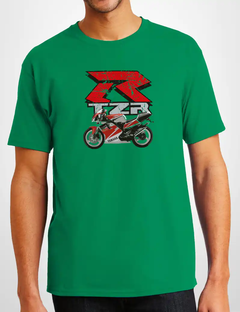 508 YAMAHA TZR CAMISETA UNISEX VERDE A