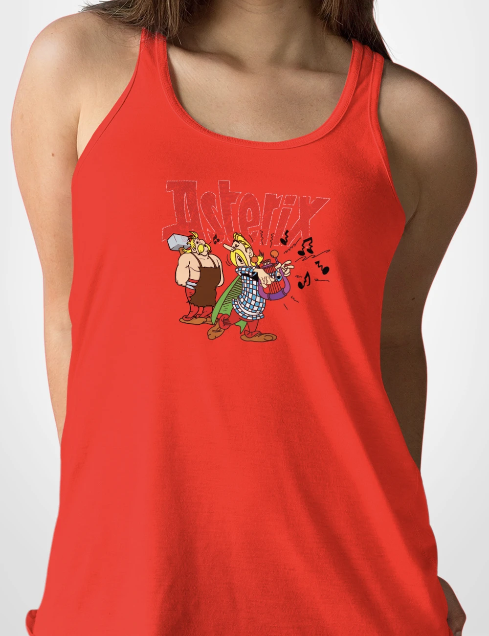535 ASURANCETURIX 2 CAMISETA TIRANTES ROJO A