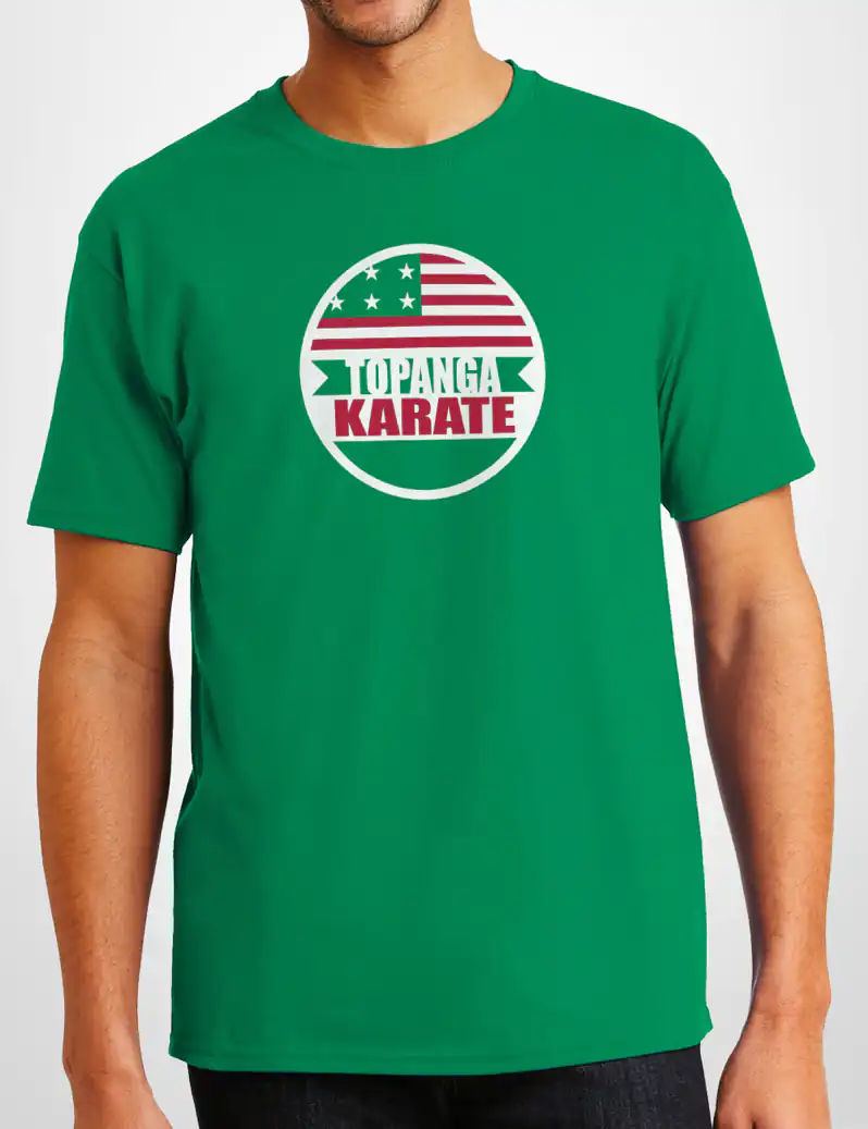 548 TOPANGA KARATE CAMISETA UNISEX VERDE A