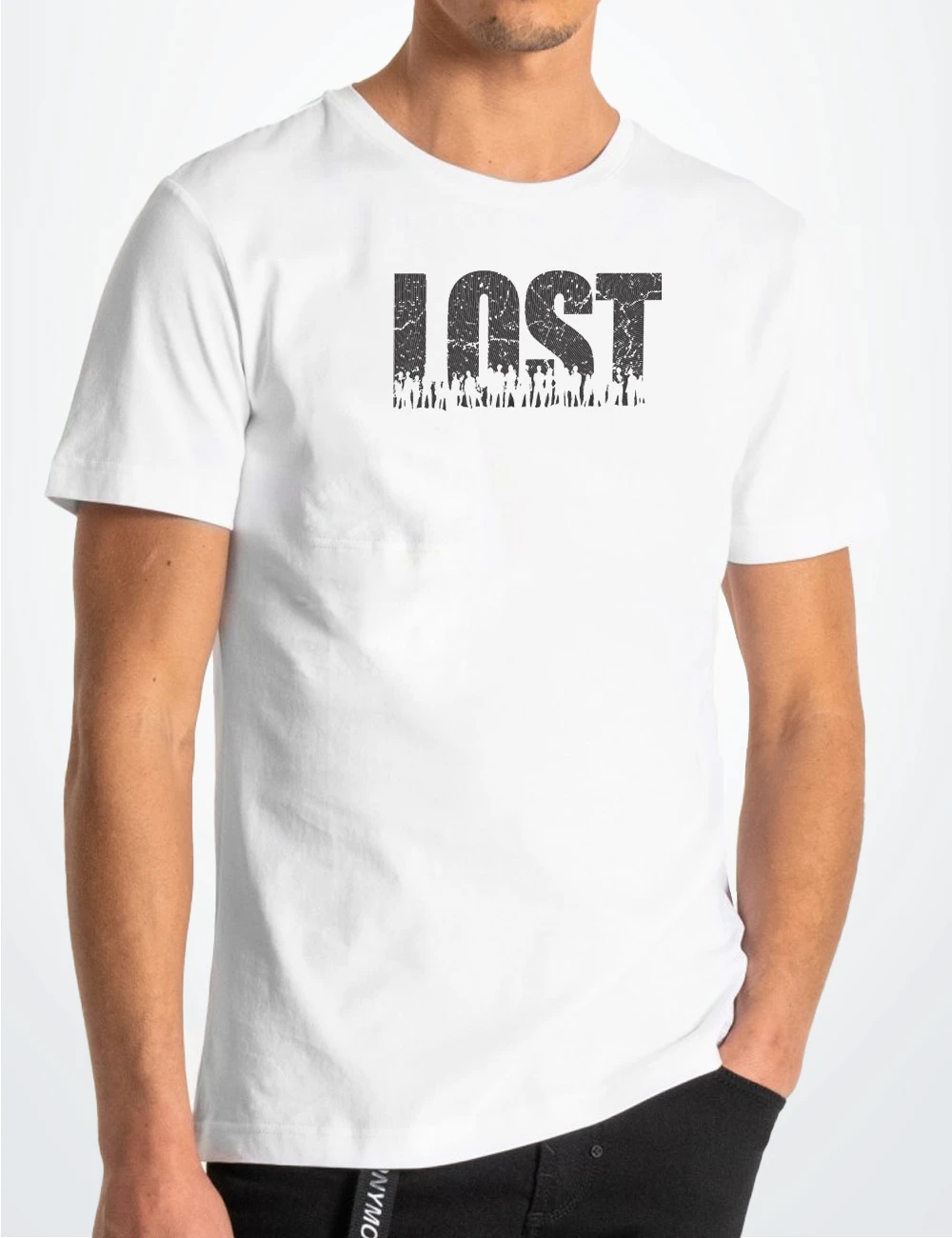 551 LOST CAMISETA UNISEX BLANCO A