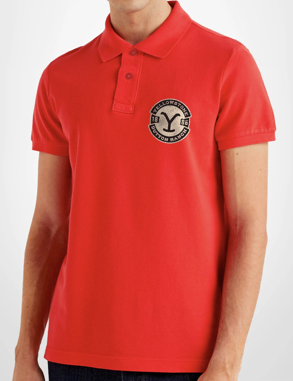 552 YELLOWSTONE POLO ROJO B