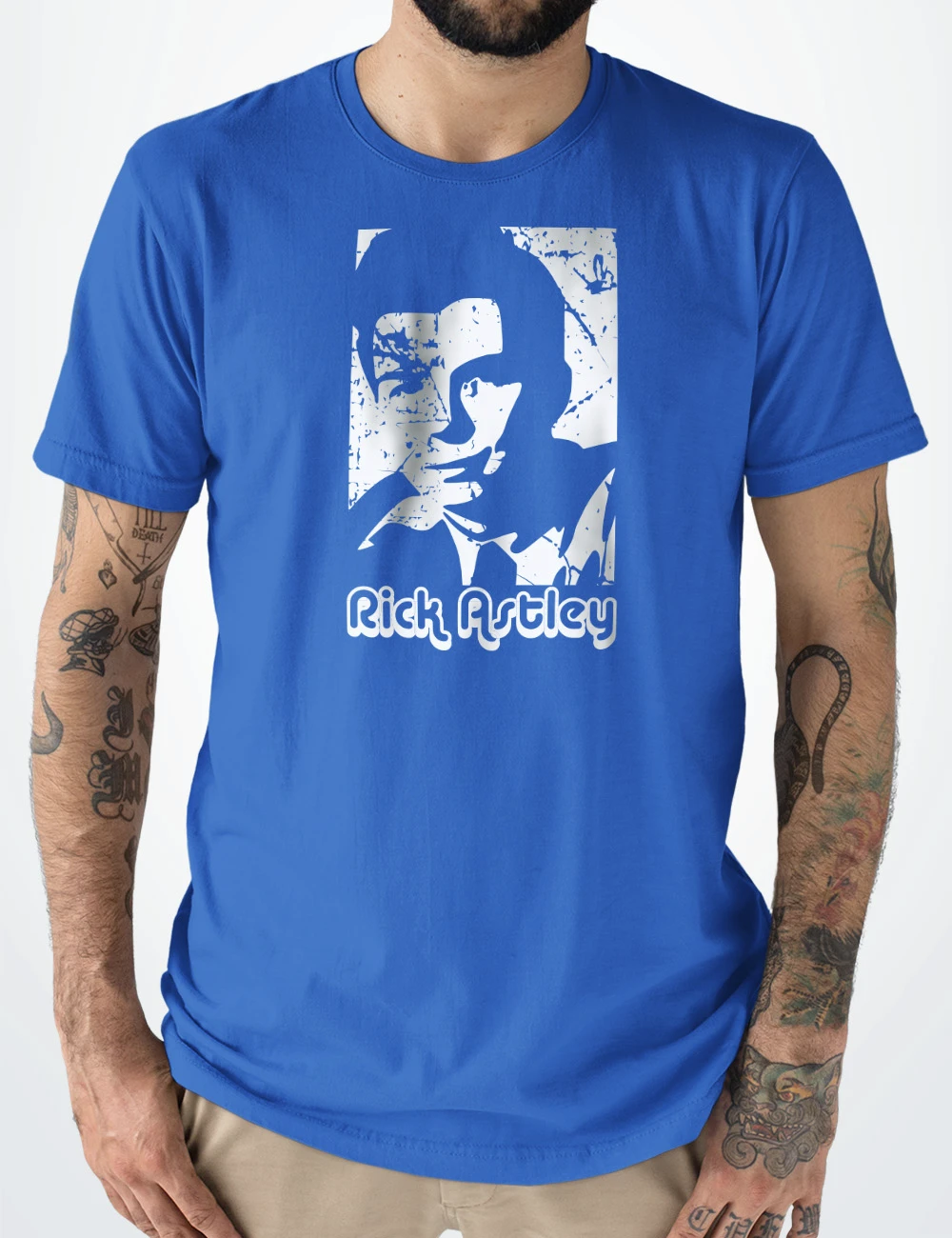 520 RICK ASTLEY CAMISETA UNISEX AZULON A
