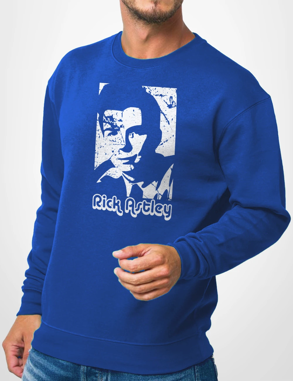 520 RICK ASTLEY SUDADERA AZULON A