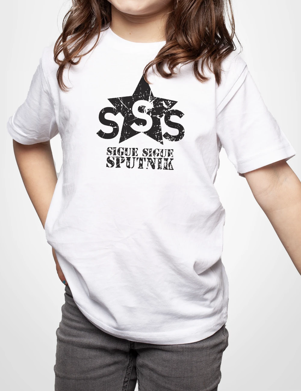 530 SIGUE SIGUE SPUTNIK CAMISETA NINO BLANCO B