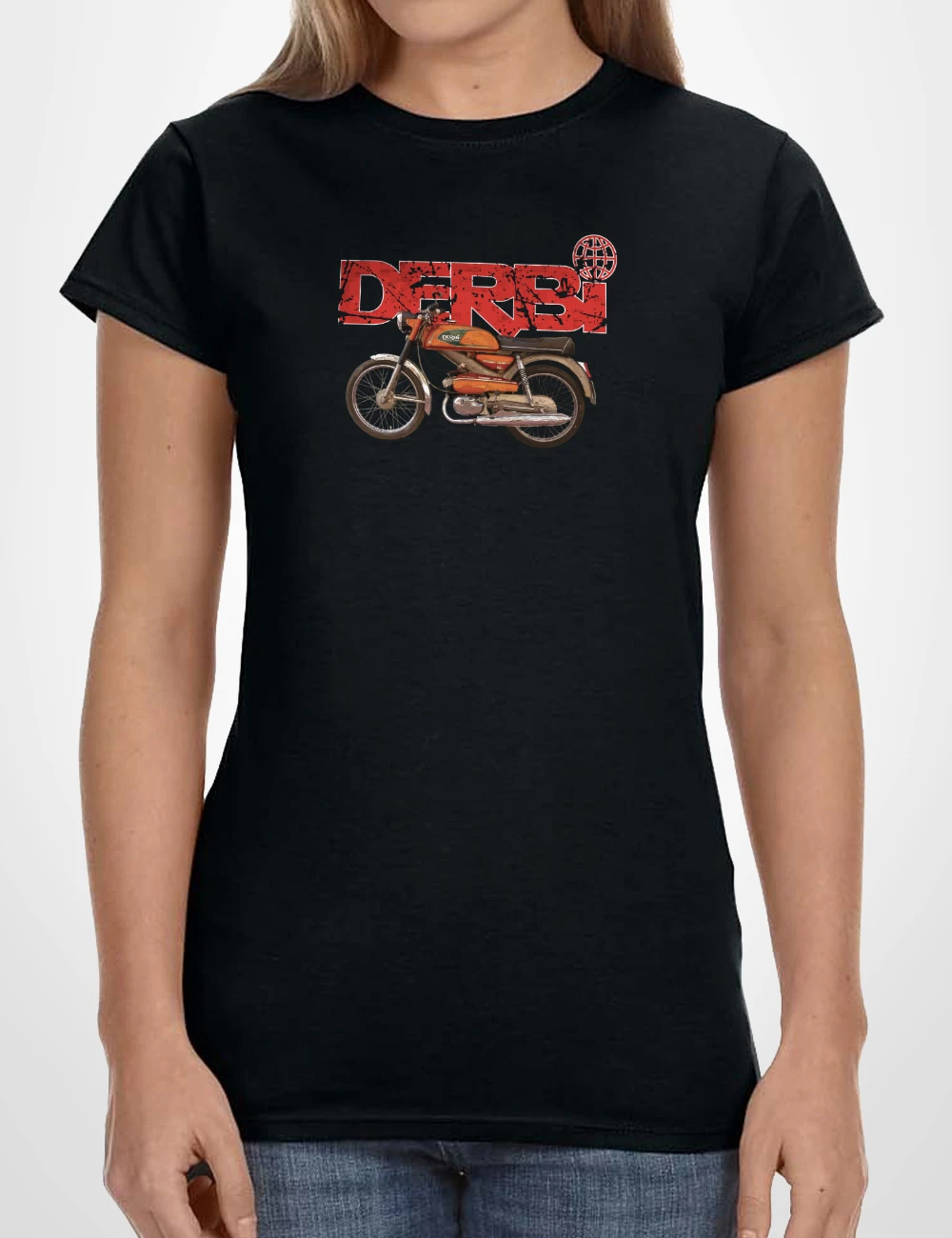 514 DERBI CAMISETA CHICA NEGRO A