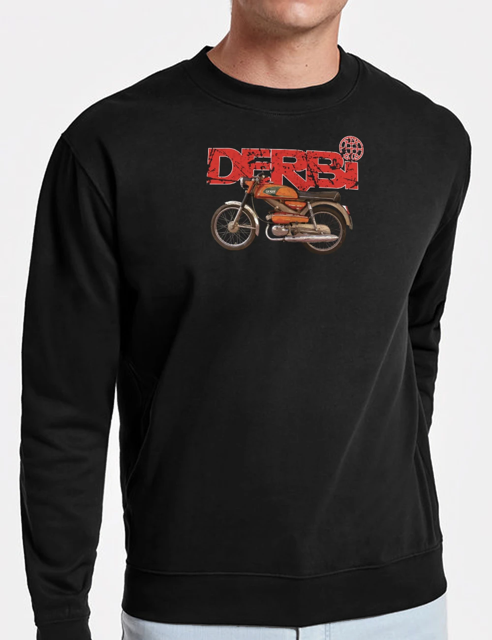 514 DERBI SUDADERA NEGRO A