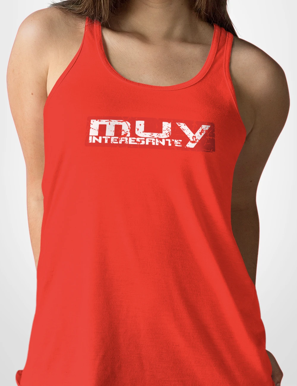 517 MUY INTERESANTE CAMISETA TIRANTES ROJO A