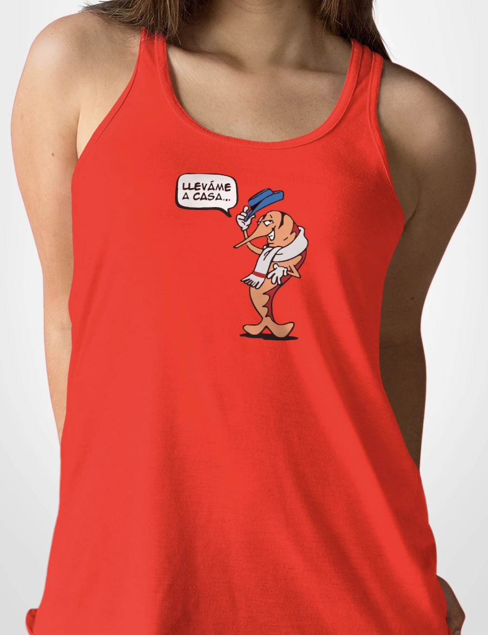 522 RODOLFO LANGOSTINO CAMISETA TIRANTES ROJO A