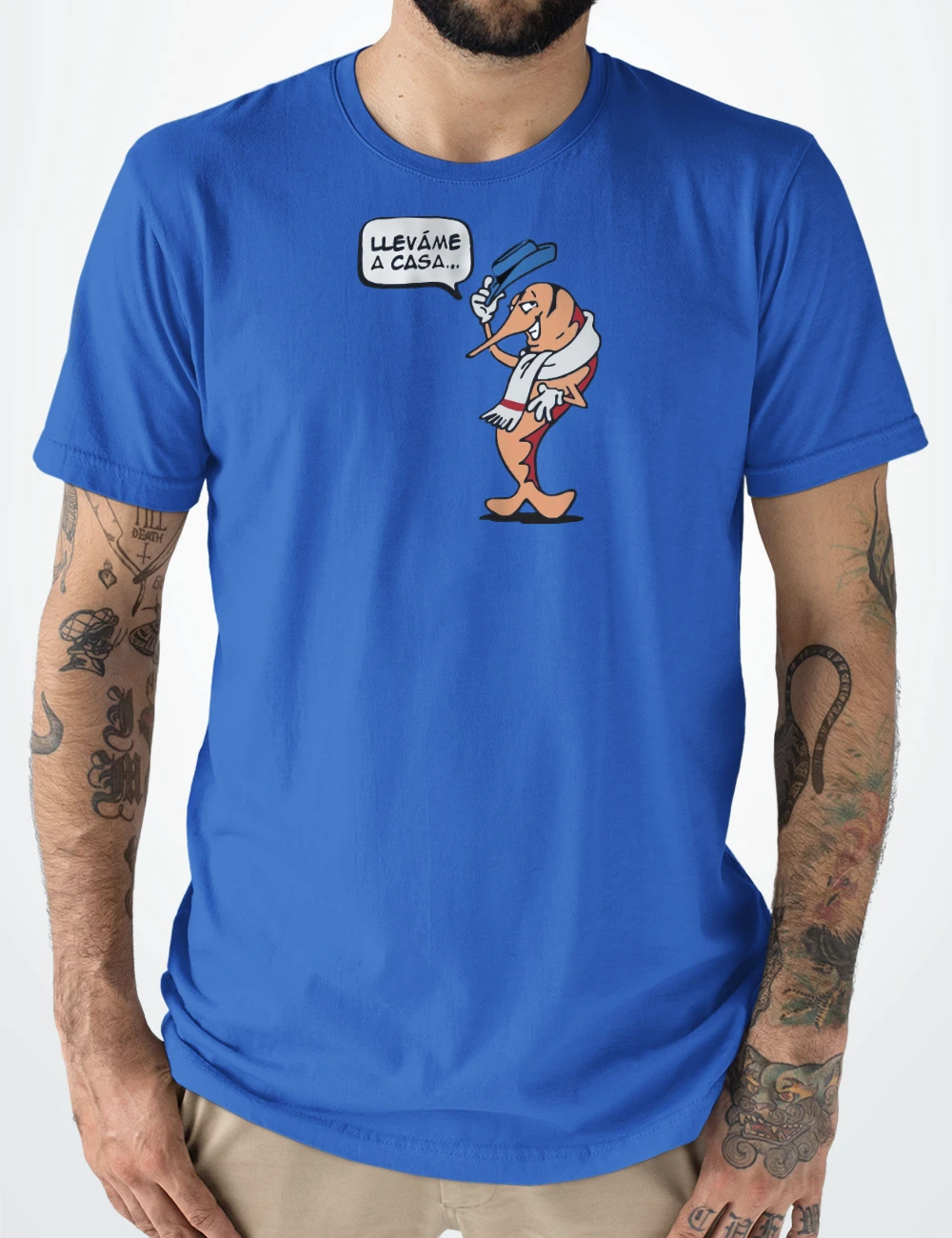 522 RODOLFO LANGOSTINO CAMISETA UNISEX AZULON A