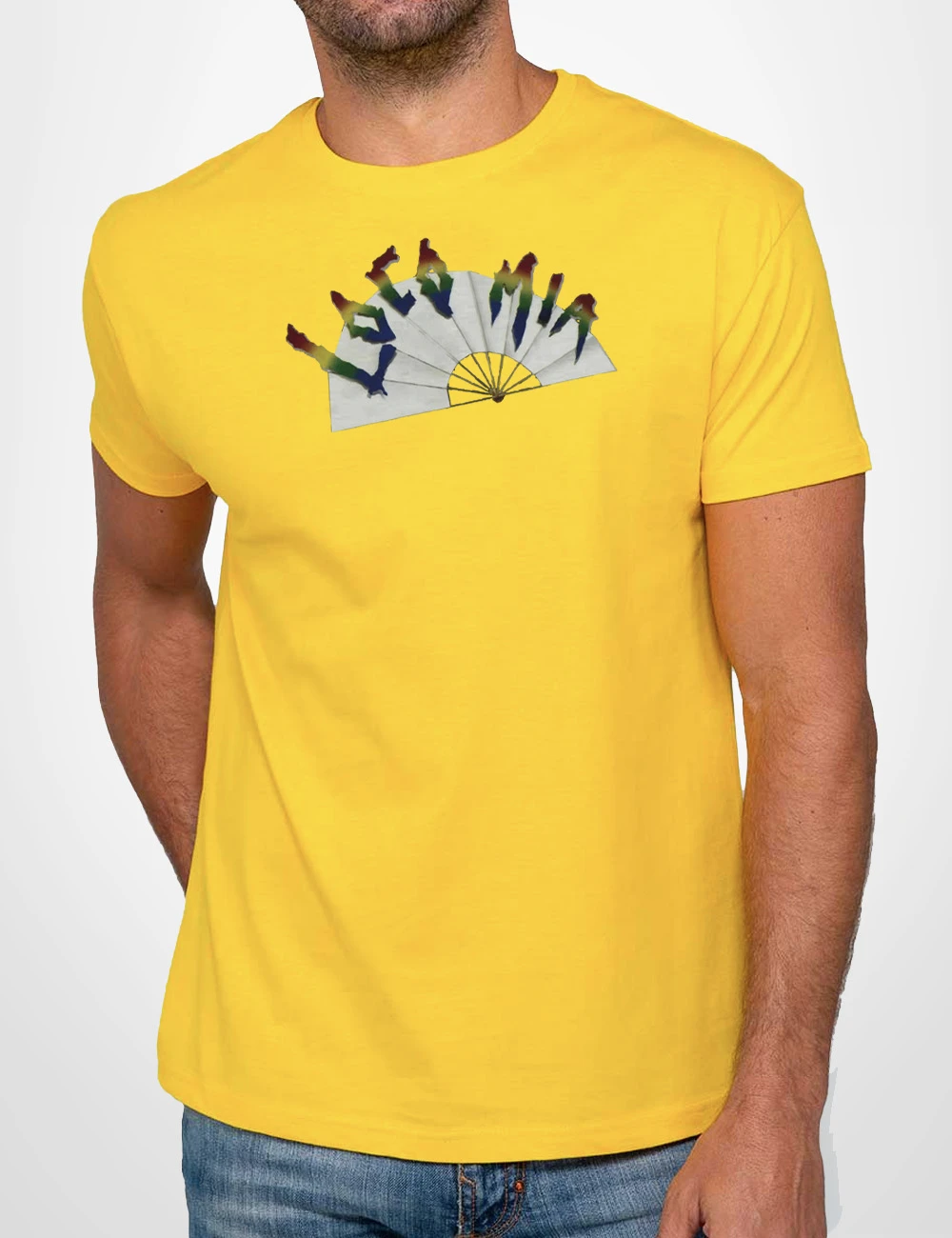 527 LOCOMIA CAMISETA UNISEX AMARILLO A