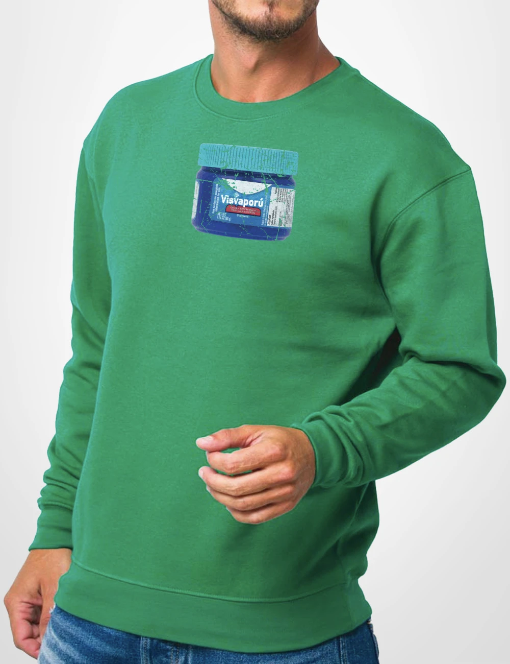 532 VISVAPORU SUDADERA VERDE A