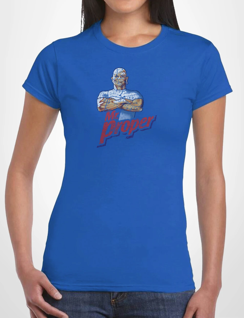 541 MR PROPER CAMISETA CHICA AZULON A