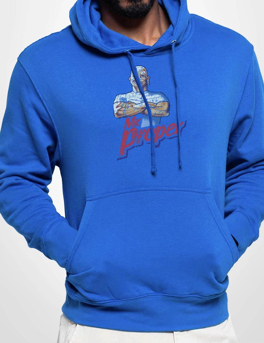 541 MR PROPER SUDADERA CAPUCHA AZULON A