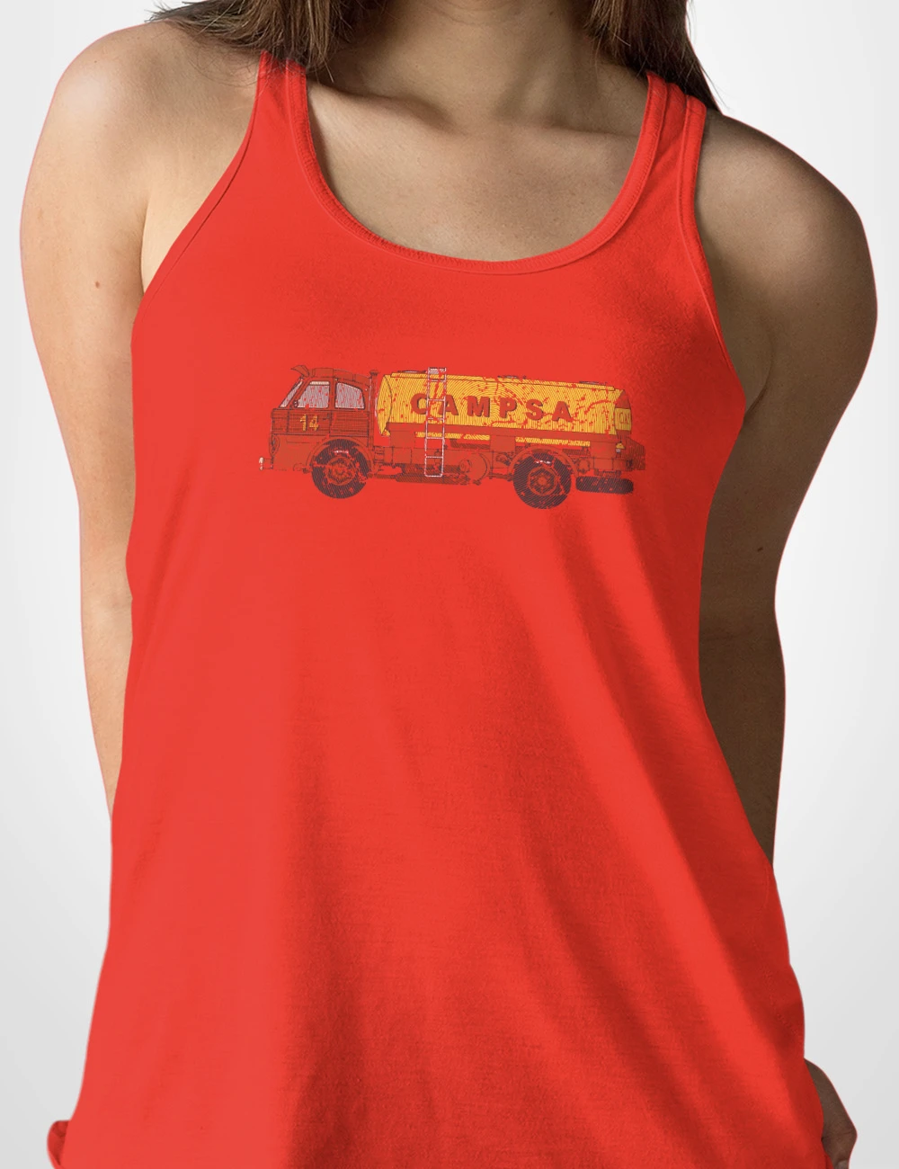 542 CAMPSA CAMISETA TIRANTES ROJO A