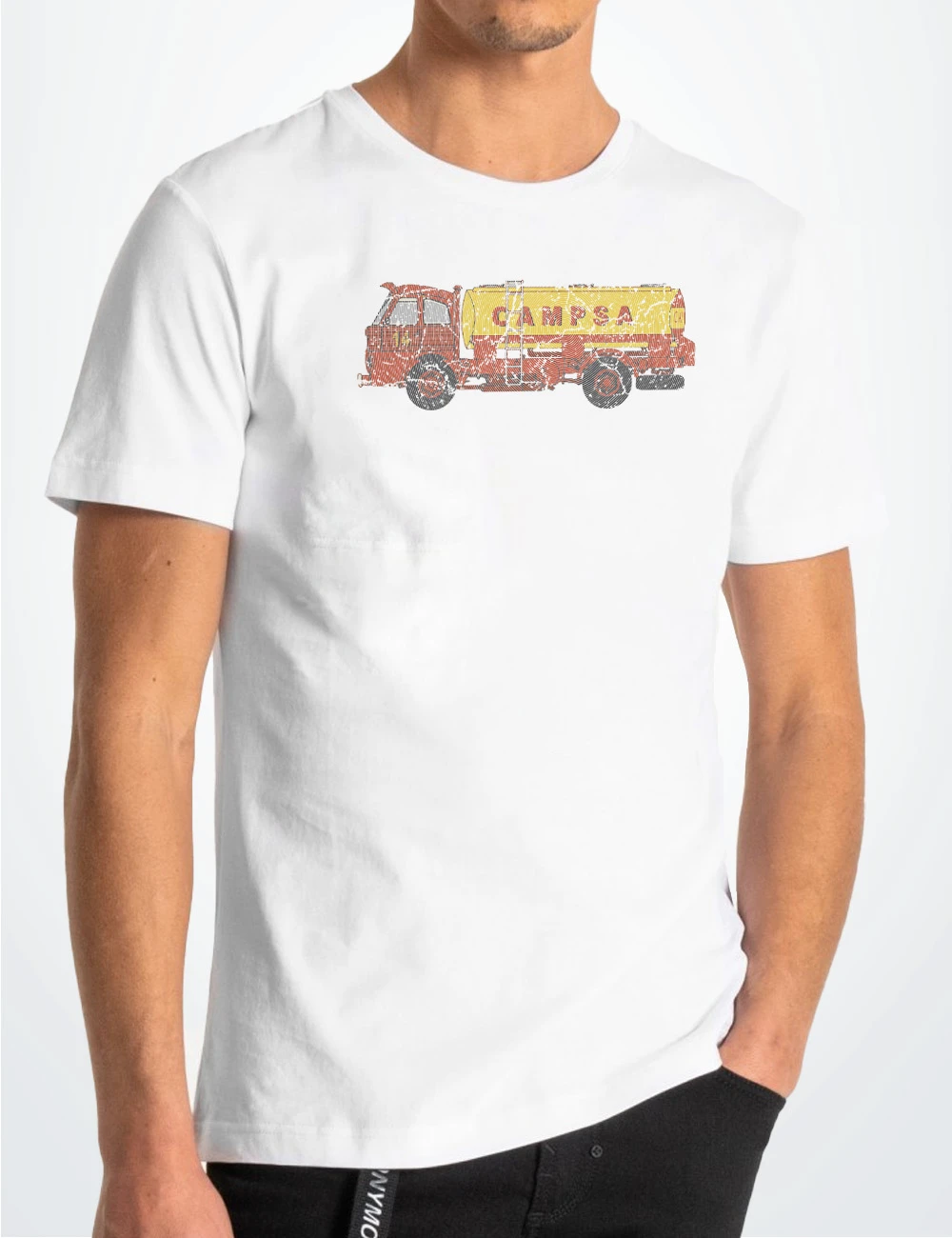 542 CAMPSA CAMISETA UNISEX BLANCO A