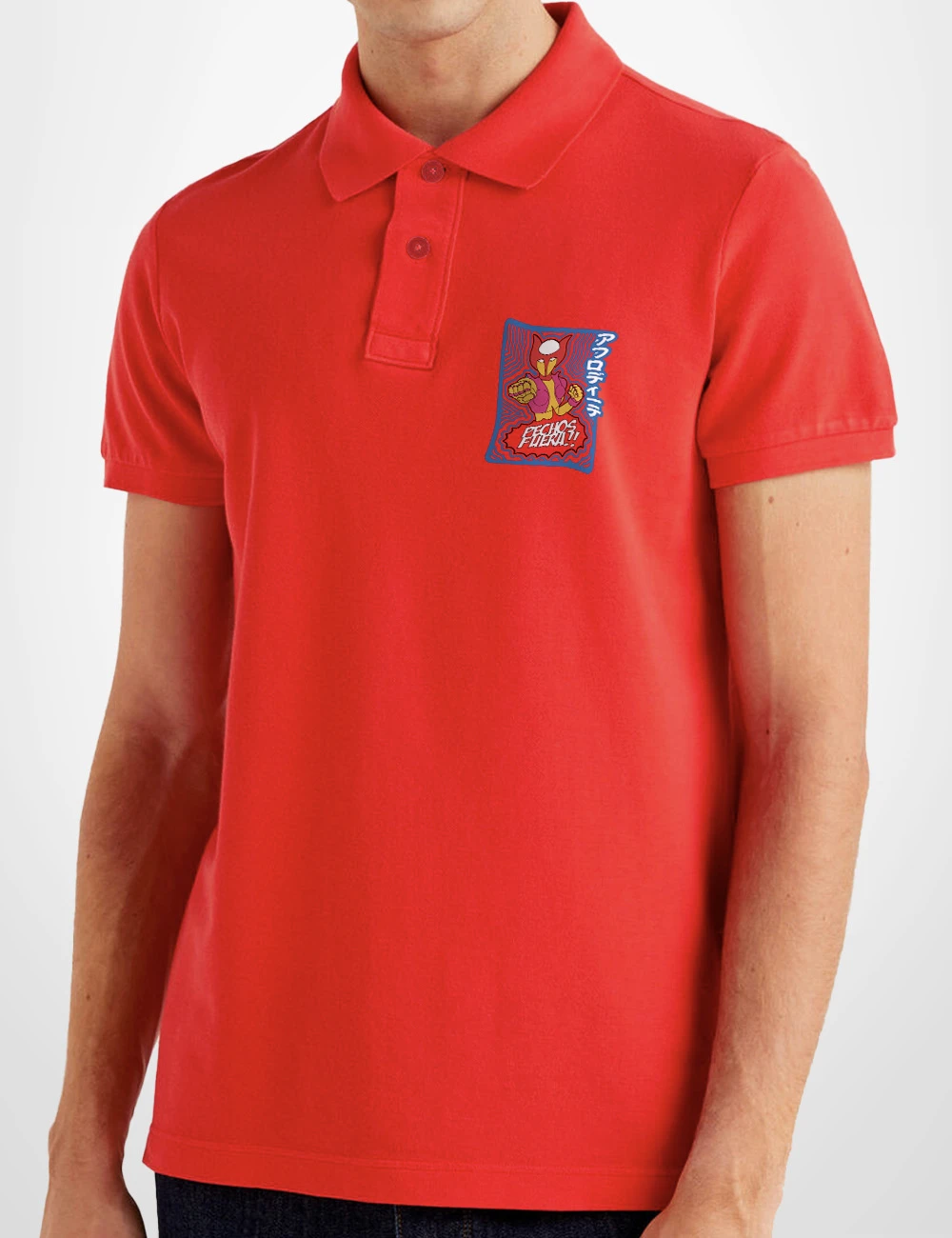 544 AFRODITA 2 POLO ROJO B