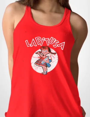 553 PITUSA CAMISETA TIRANTES ROJO A