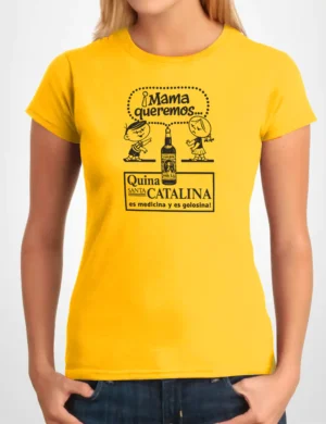 589 QUINA CAMISETA CHICA AMARILLO A