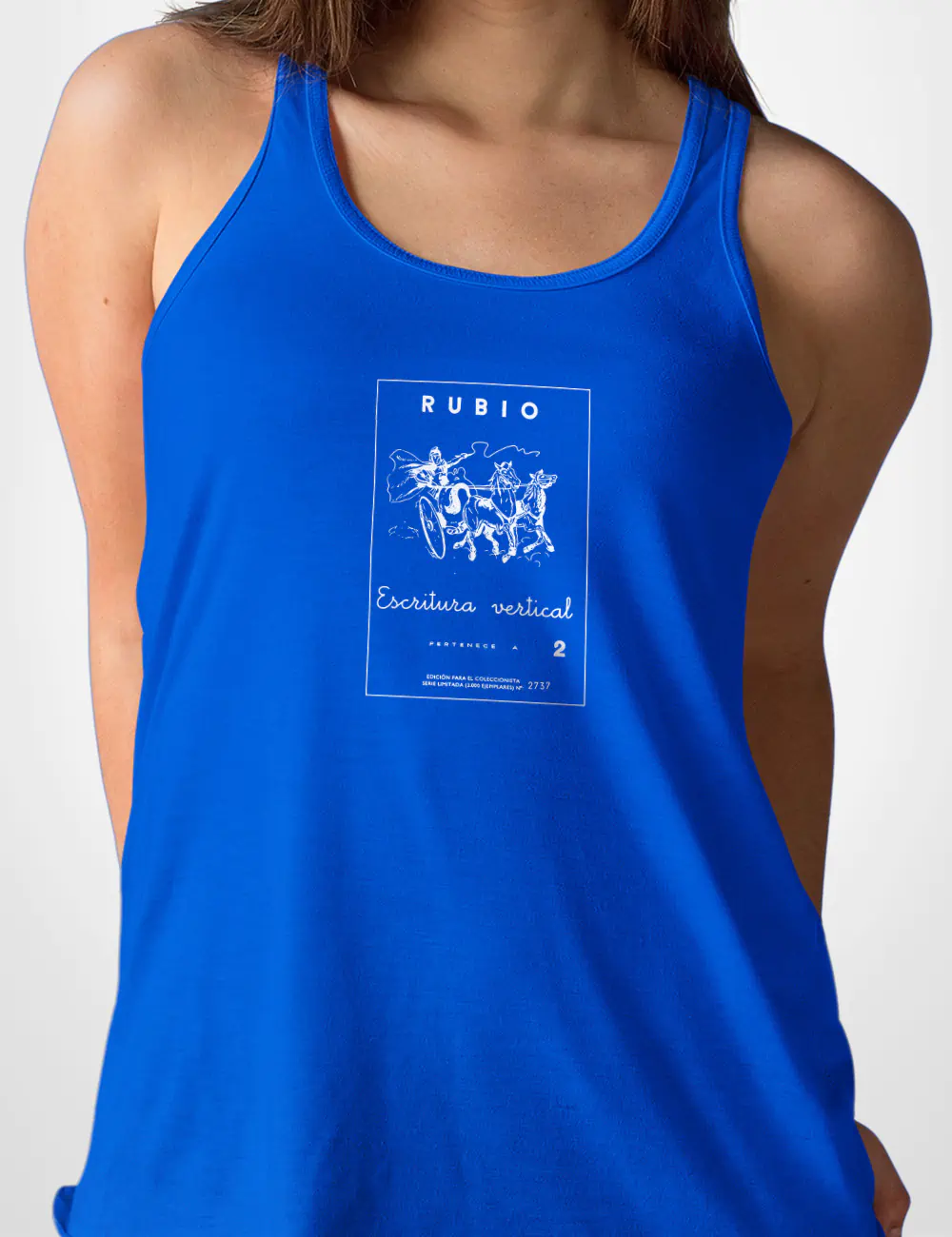 247 RUBIO CAMISETA TIRANTES AZULON A