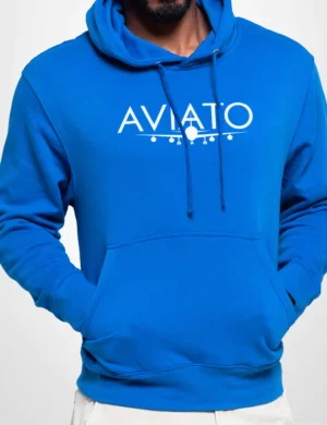 595 AVIATO SUDADERA CAPUCHA AZULON A
