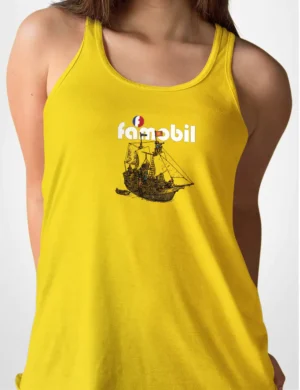 606 BARCOCLICKS CAMISETA TIRANTES AMARILLO A