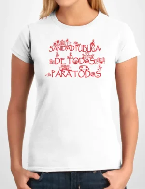 608 SANIDAD CAMISETA CHICA BLANCO A