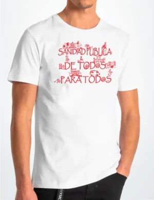 608 SANIDAD CAMISETA UNISEX BLANCO A