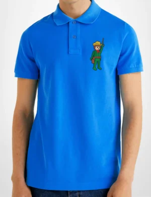 611 PLAYMOBIL COWBOY POLO AZULON B